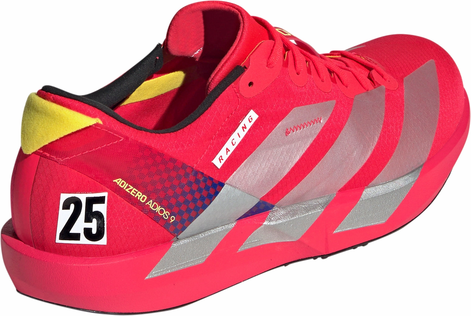 adidas Adizero Adios 9 Mens Running Shoes - Red enjoyable running experience Bio Mechanical Design