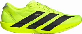 running in soft tracks shoes adidas Adizero Adios 9 Mens Running Shoes - Yellow