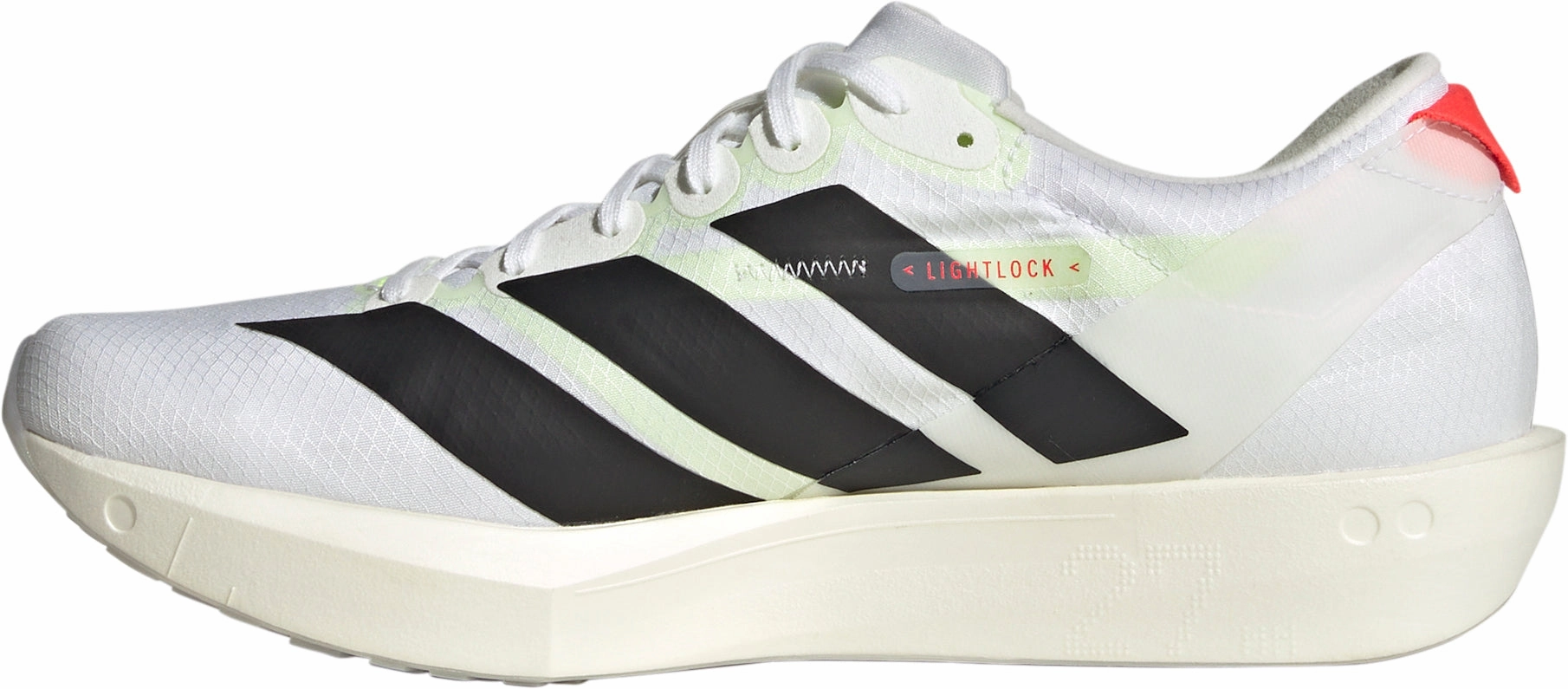 Unibody Midsole Construction adidas Adizero Adios 9 Womens Running Shoes - White