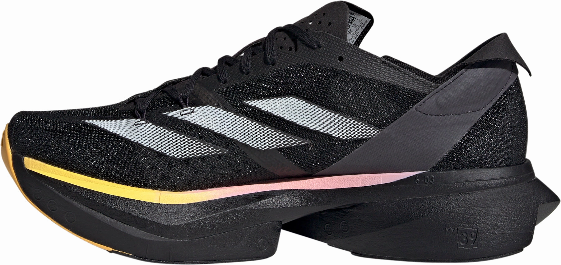Torsional Stability Bar circuit - training shoes adidas Adizero Adios Pro 3 Running Shoes - Black