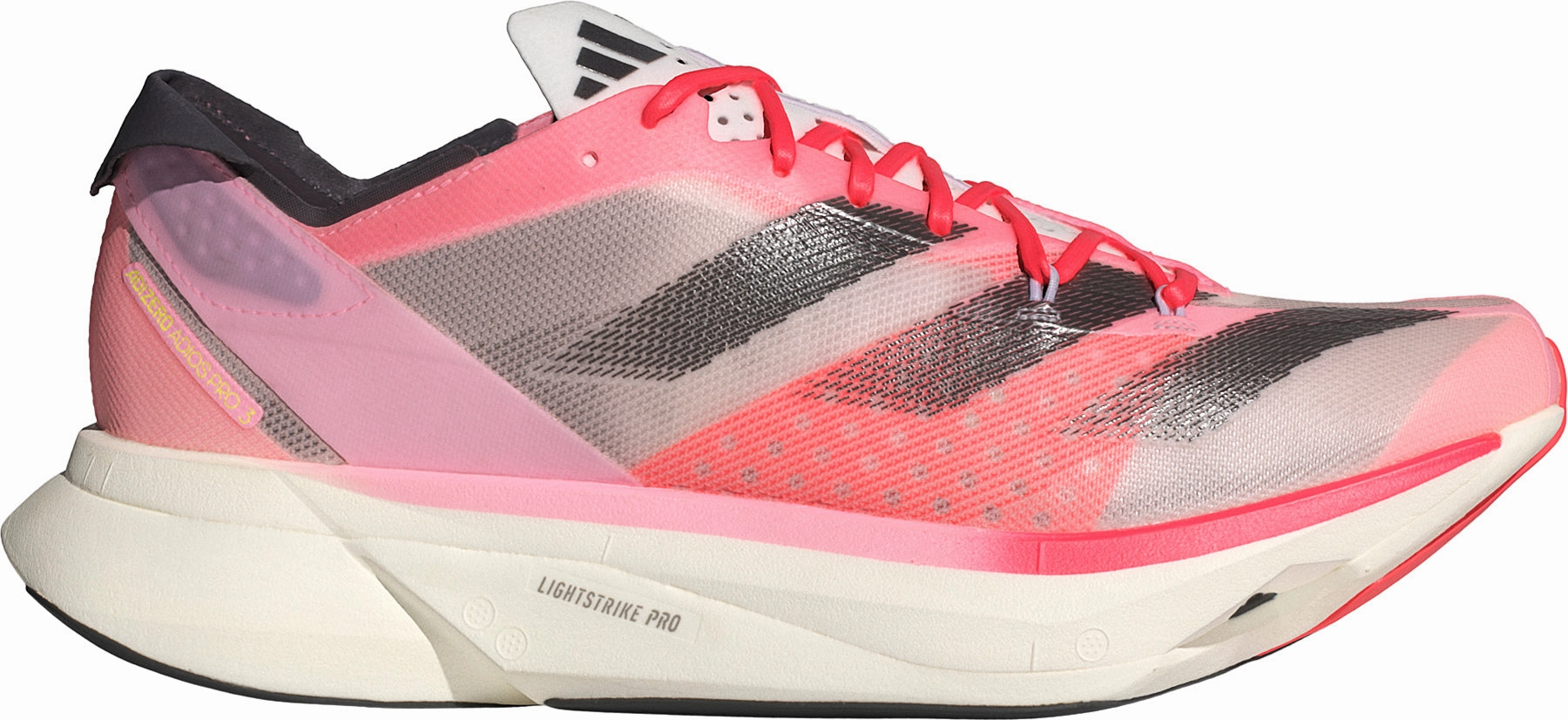 smooth - surface shoes midfoot - strike shoe answer adidas Adizero Adios Pro 3 Running Shoes - Pink
