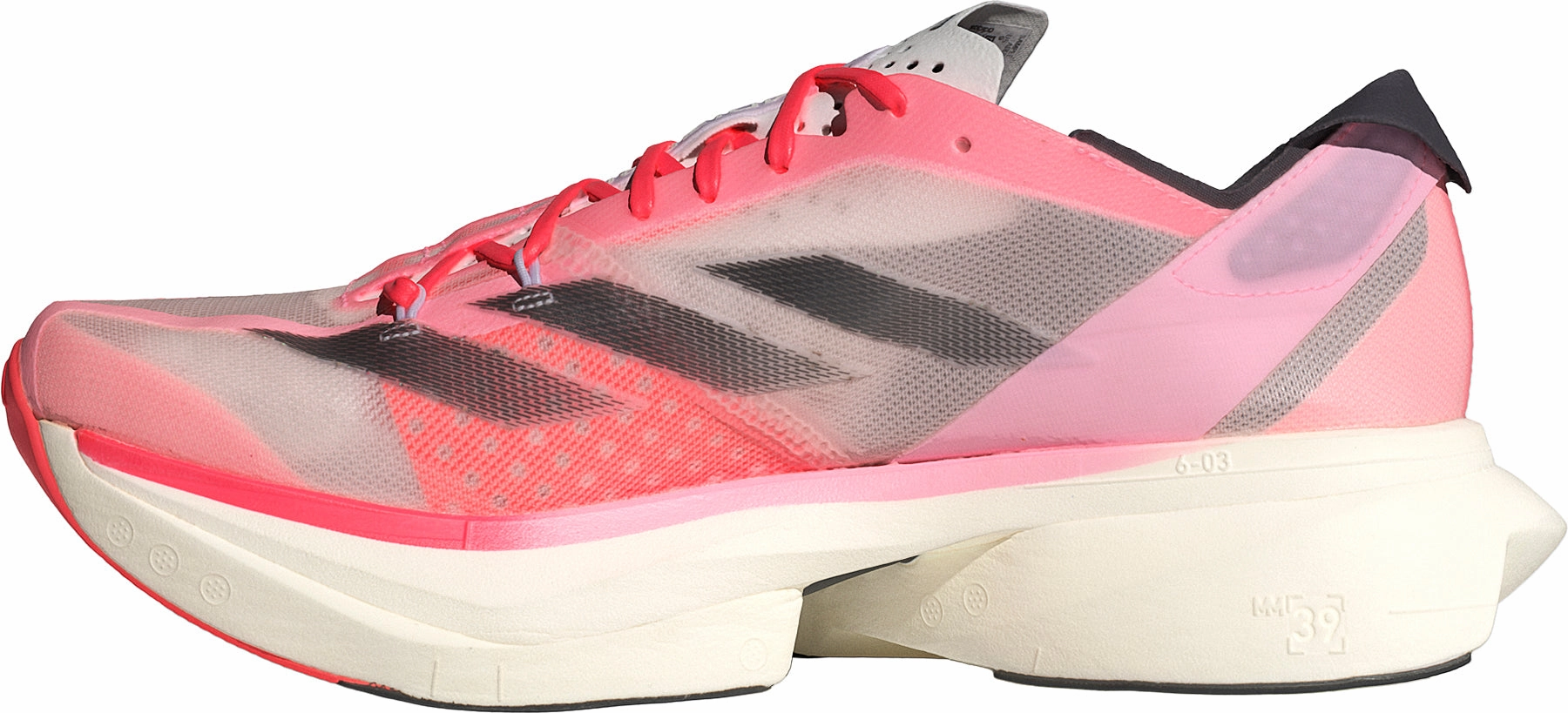 adidas Adizero Adios Pro 3 Running Shoes - Pink Hyper Compression Foam perfect - running