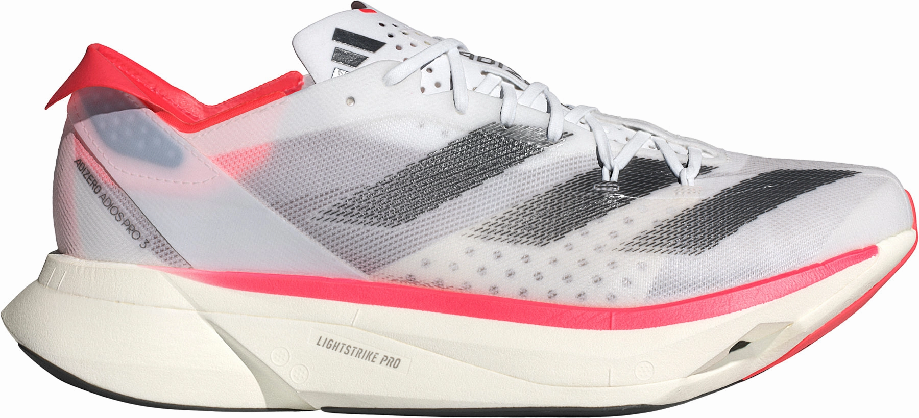 Youth runner running for a way to stay fit adidas Adizero Adios Pro 3 Running Shoes - White