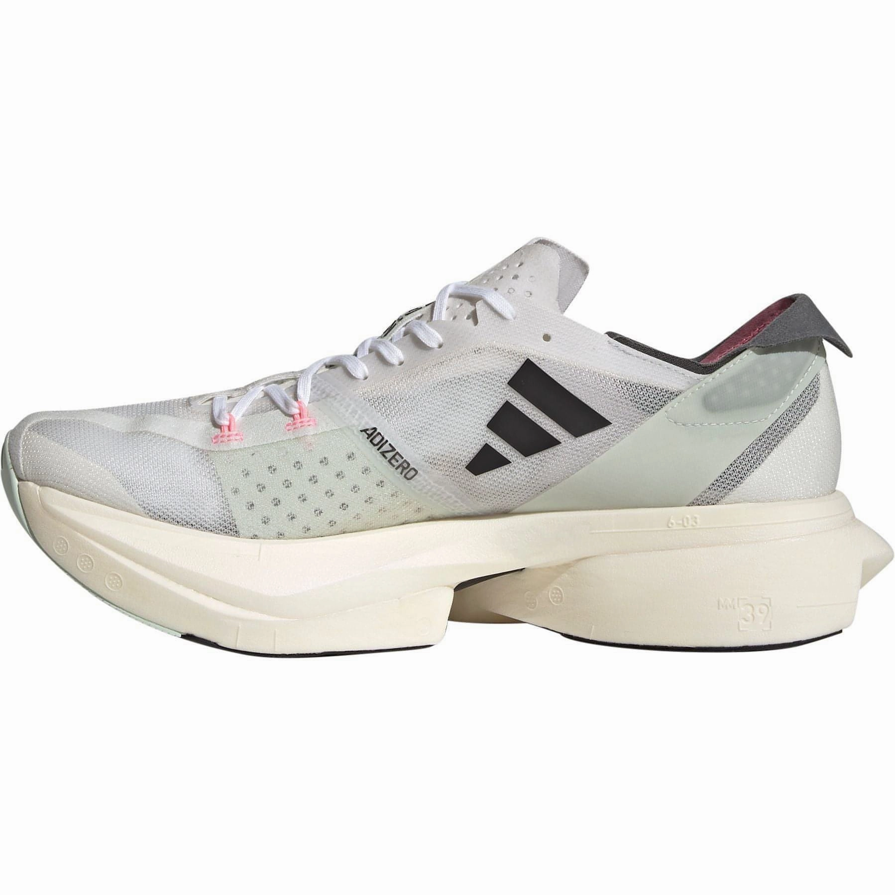 adidas Adizero Adios Pro 3 Running Shoes - White casual appearance solid - color running wear