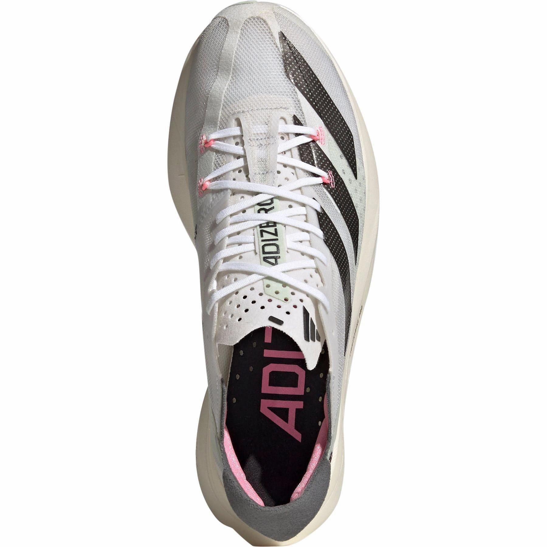 adidas Adizero Adios Pro 3 Running Shoes - White river shoes Flexible Flex Grooves