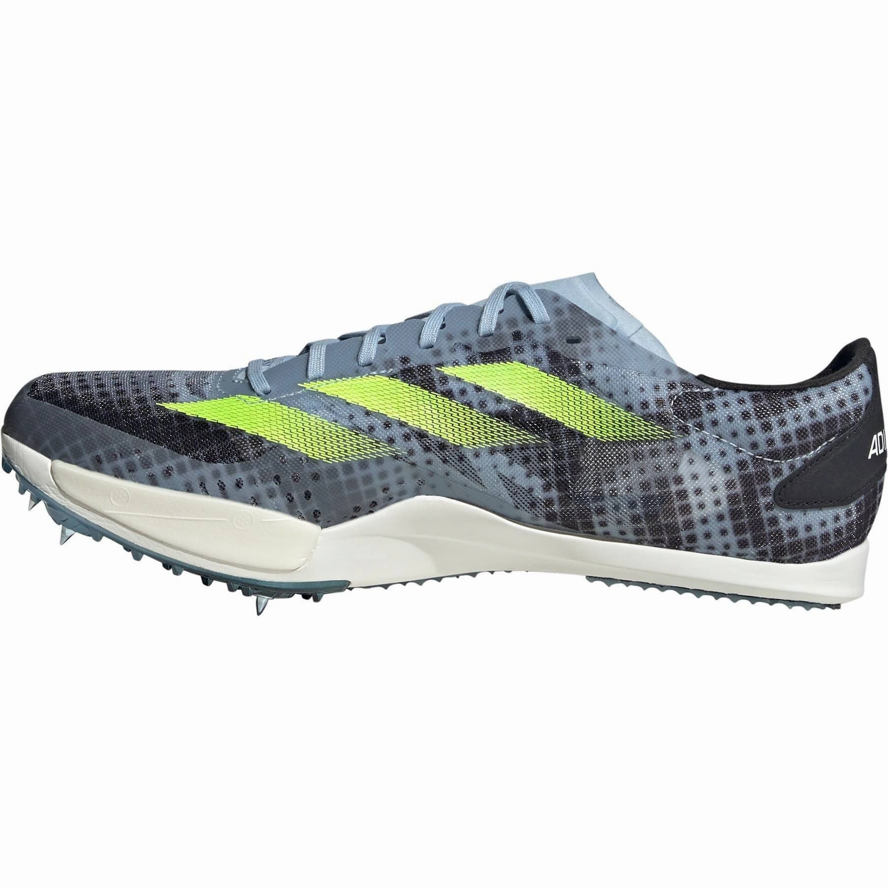 Game Confidence Kids Play adidas Adizero Ambition Running Spikes - Blue