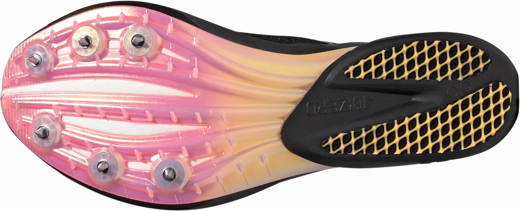 Zone Fit Tournament Play adidas Adizero Avanti Running Spikes - Black