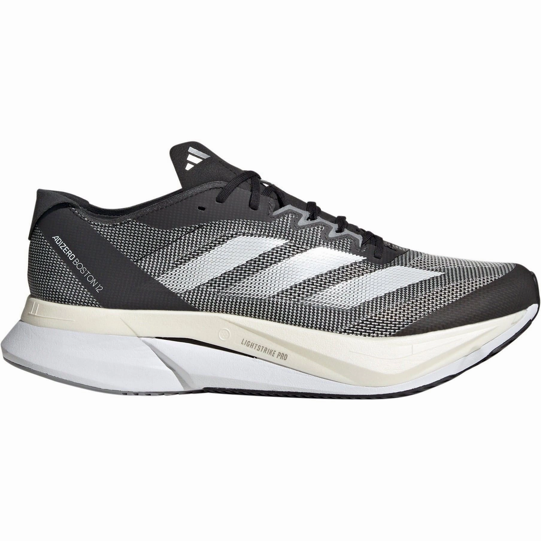 grass - field - runner for men adidas Adizero Boston 12 Mens Running Shoes - Black