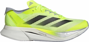 adidas Adizero Boston 12 Mens Running Shoes - Yellow running strength training Ultra Cushioned Collar