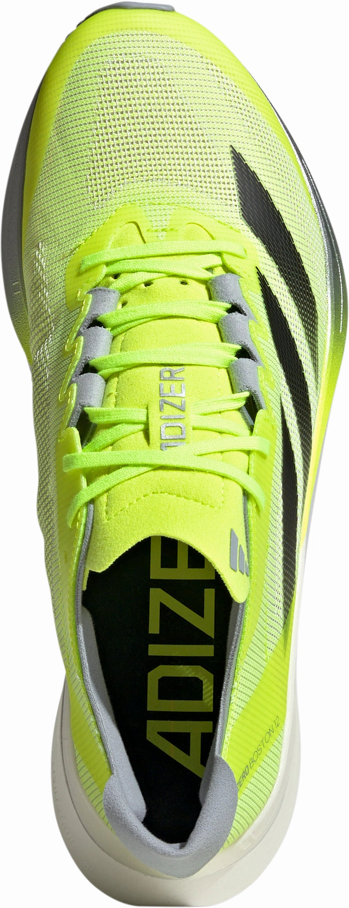 adidas Adizero Boston 12 Mens Running Shoes - Yellow Quick Dry Upper Fabric