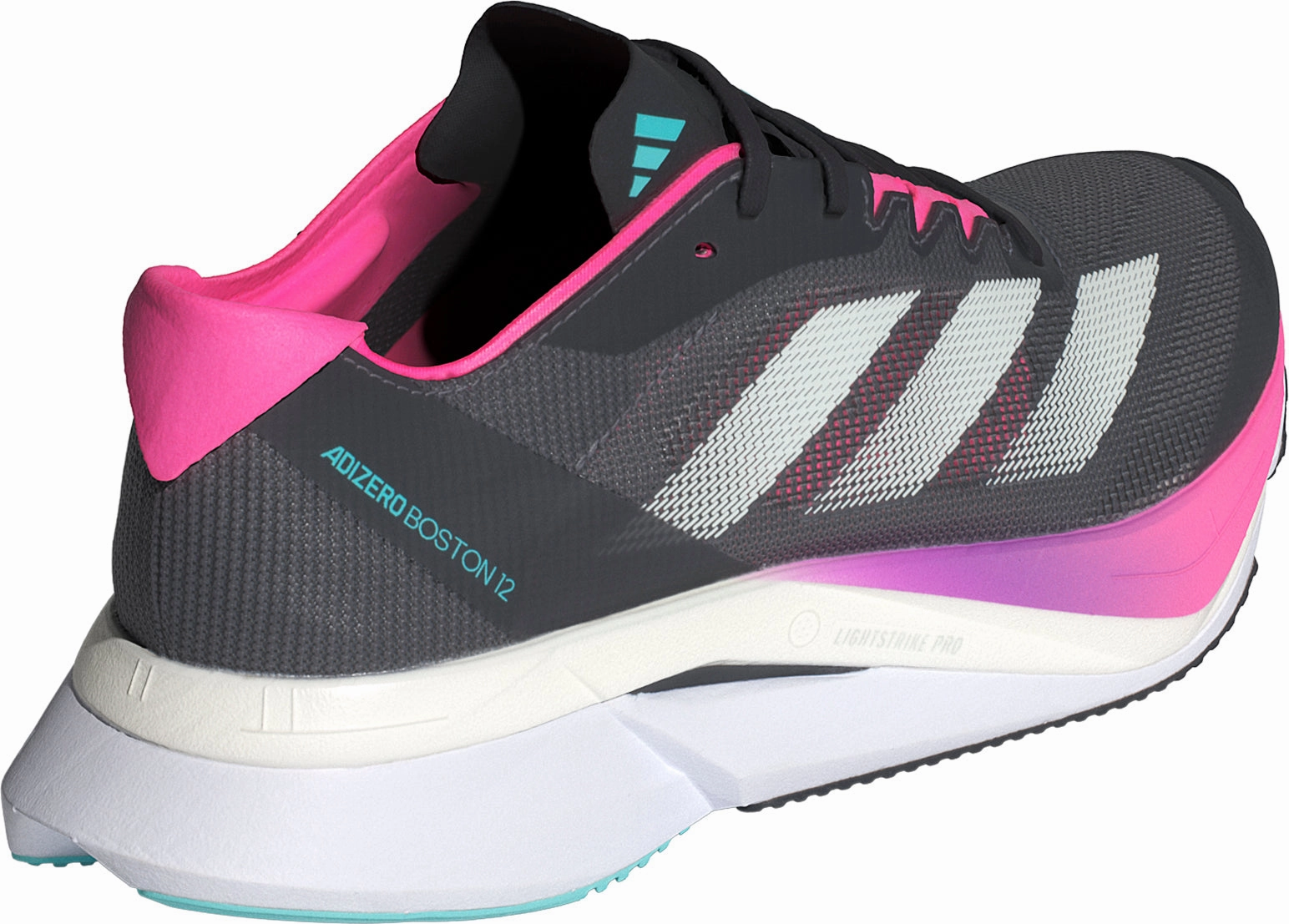 vented shoes adidas Adizero Boston 12 Womens Running Shoes - Grey