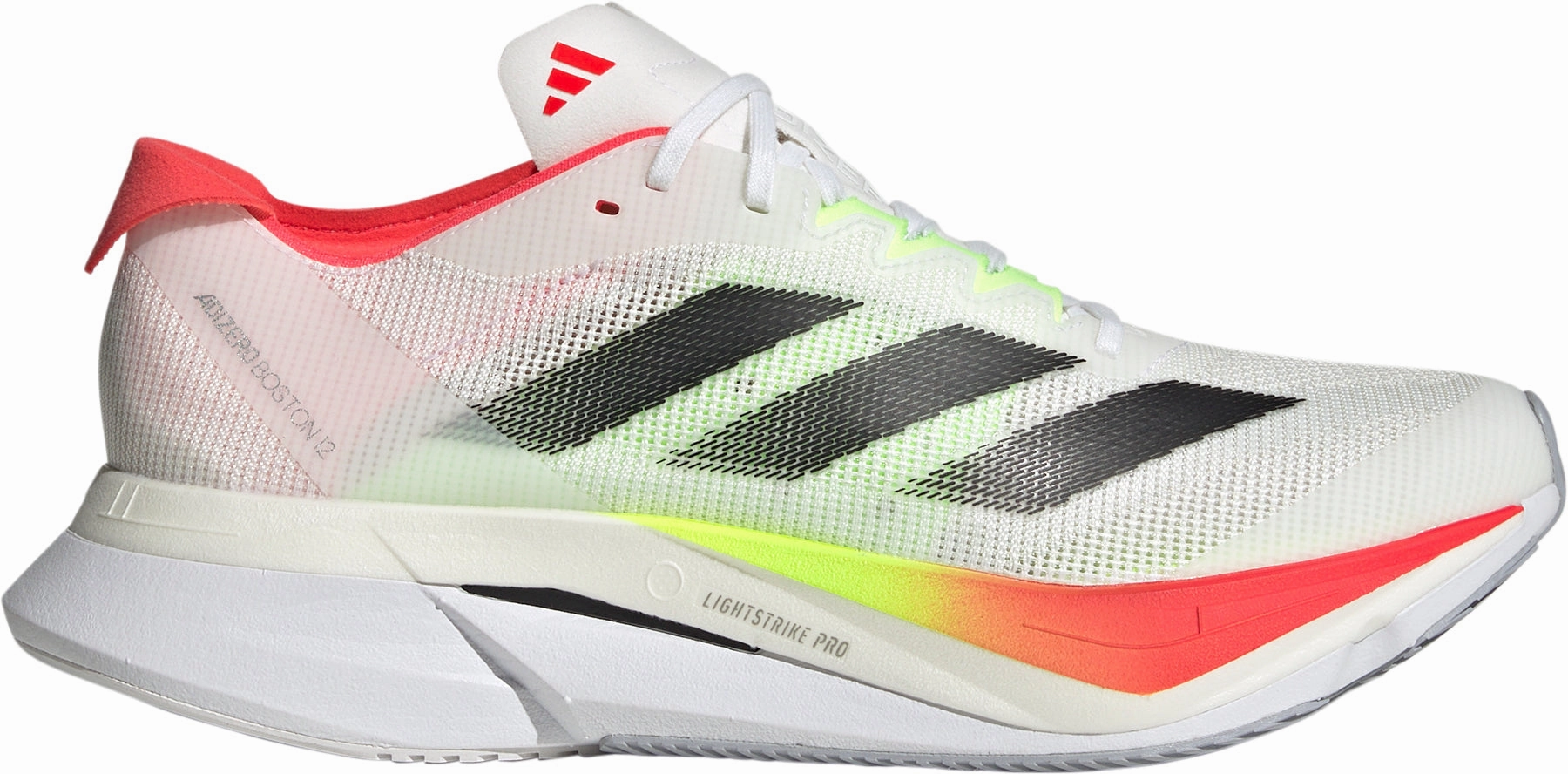 adidas Adizero Boston 12 Womens Running Shoes - White mountain running shoe landscape