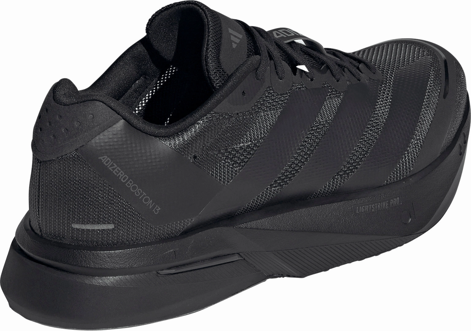 Reinforced Stitching adidas Adizero Boston 13 Mens Running Shoes - Black