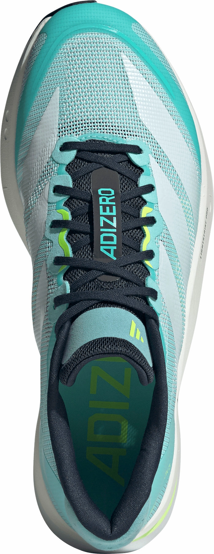 adidas Adizero Boston 13 Mens Running Shoes - Green sweat - wicking running shoes