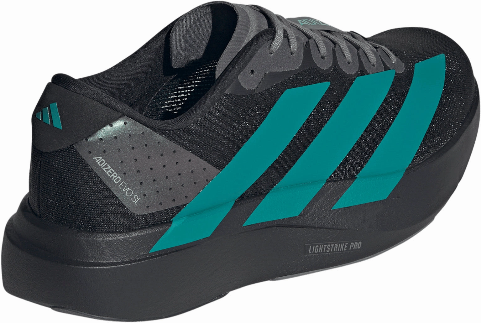 adidas Adizero EVO SL Mens Running Shoes - Black Light - weight sole Sunrise Run