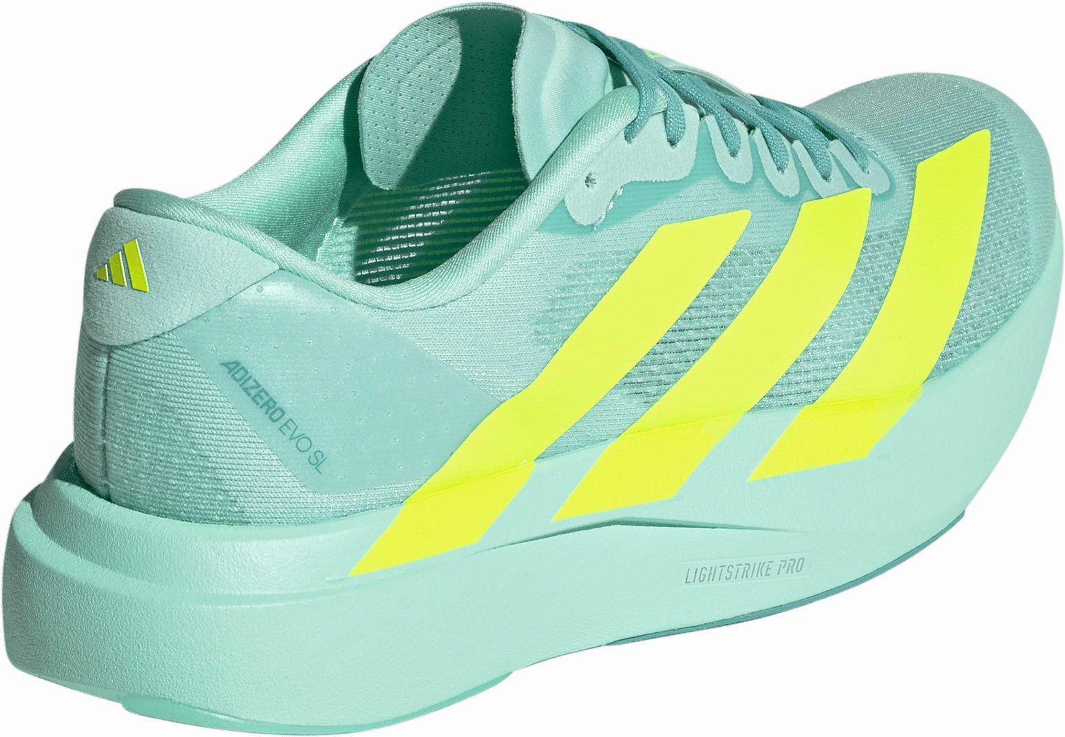 gymnastic shoes Customizable Option adidas Adizero EVO SL Womens Running Shoes - Green
