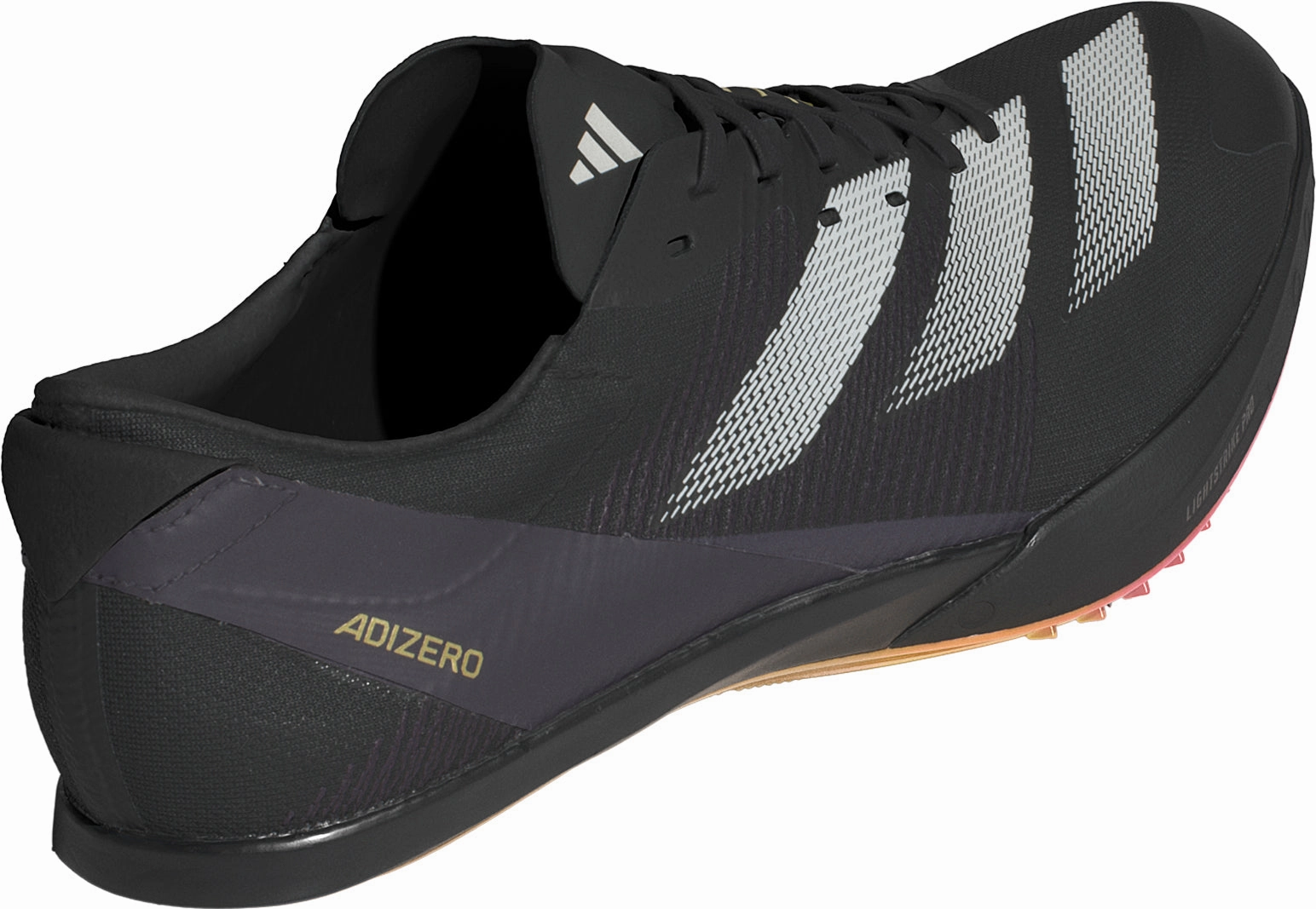 adidas Adizero Finesse Running Spikes - Black Mid Cut