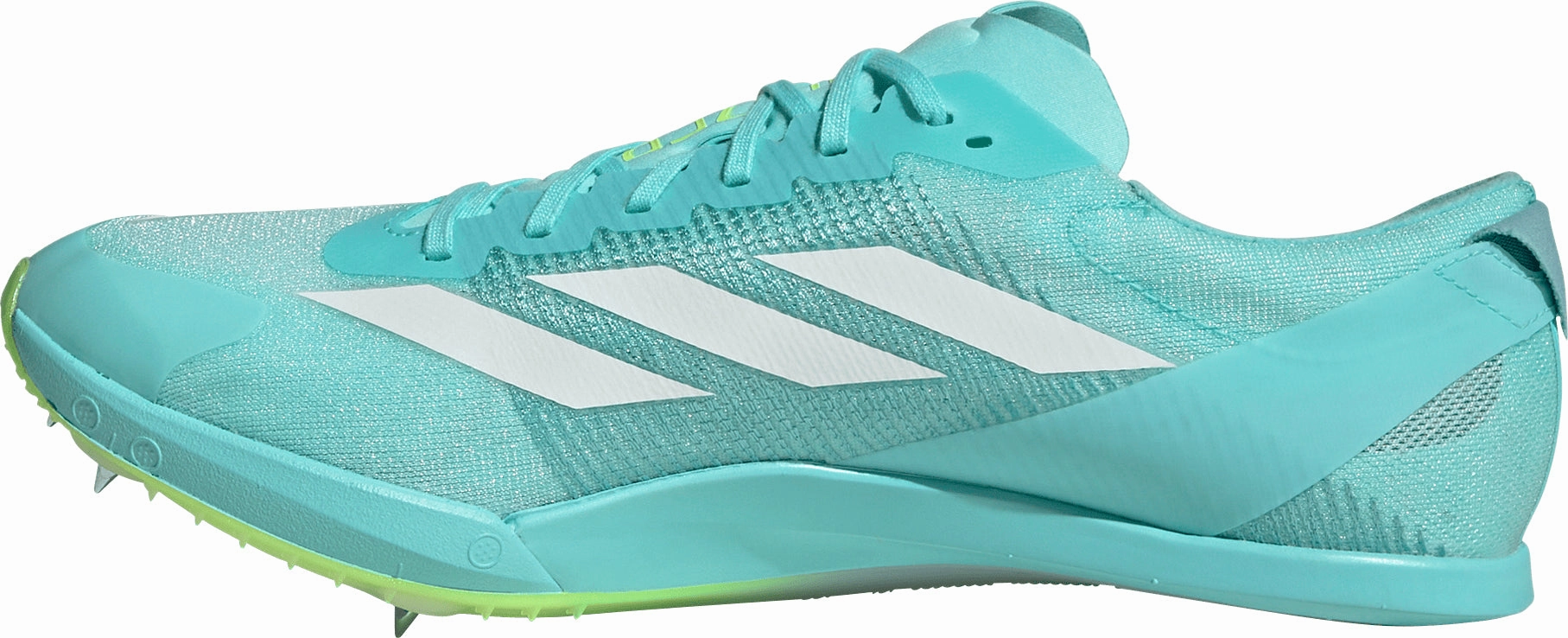 Quick Lateral adidas Adizero Finesse Running Spikes - Green