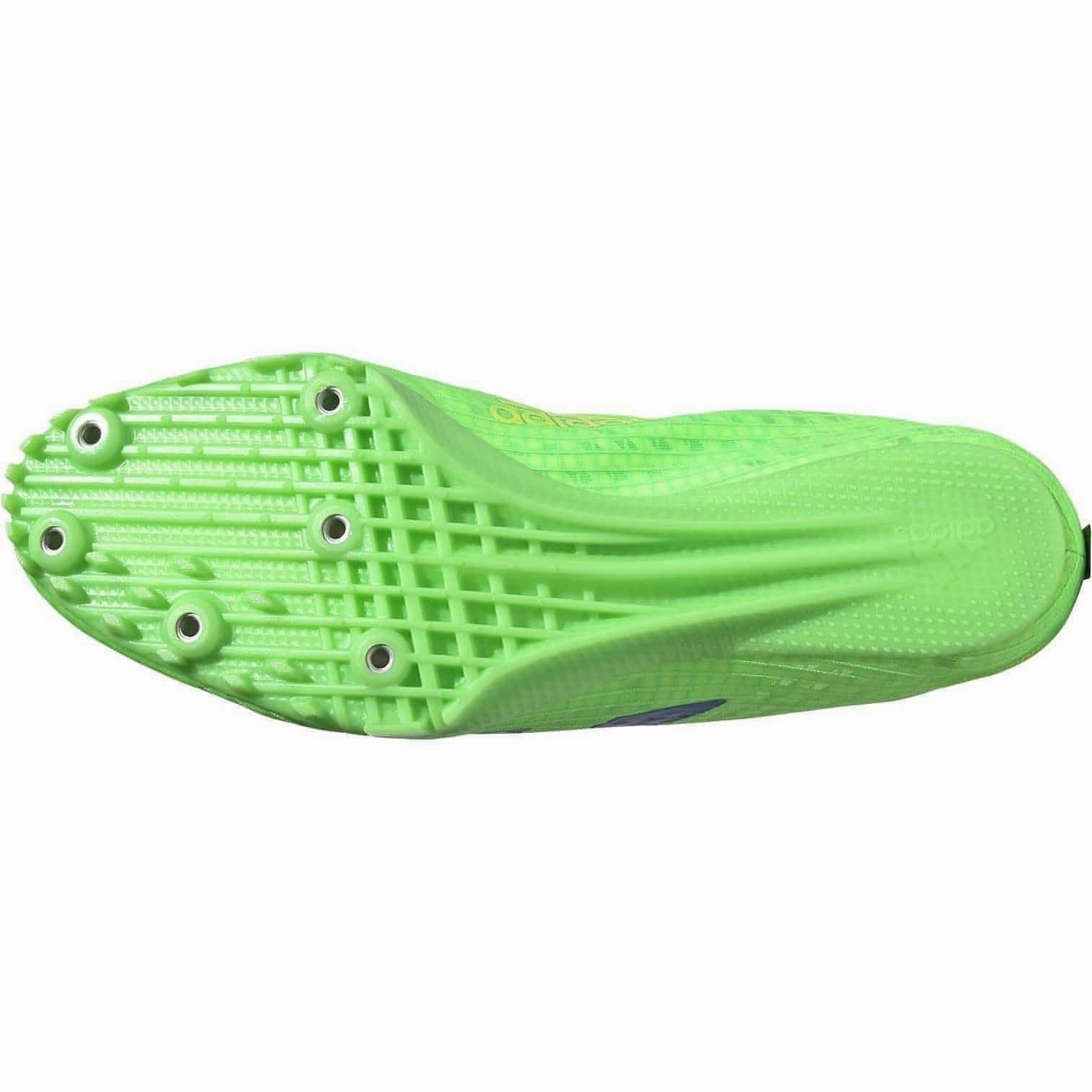 adidas Adizero Finesse Running Spikes - Green anti - microbial lining shoes