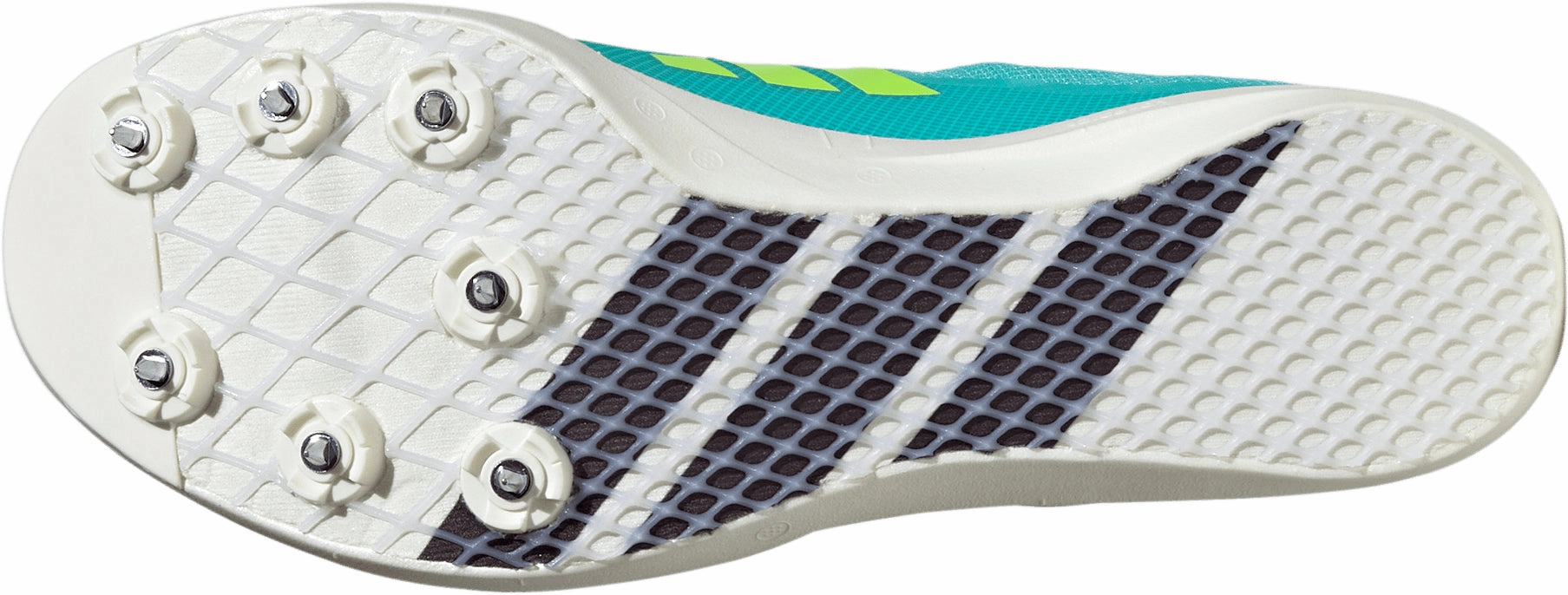 adidas Adizero Long Jump Field Event Spikes - Green Grip Traction Touch Focus