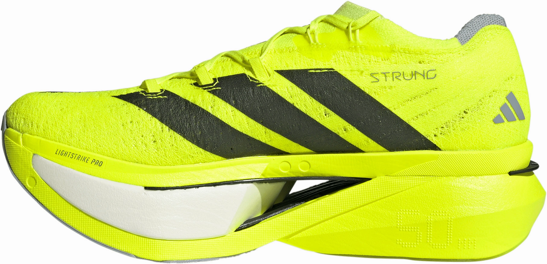 Activity - tracker - enabled Ultra Breathable adidas Adizero Prime X3 Strung Running Shoes - Yellow