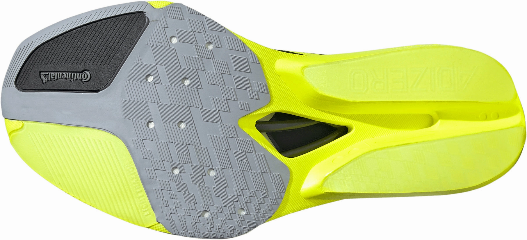 adidas Adizero Prime X3 Strung Running Shoes - Yellow Water resistant upper