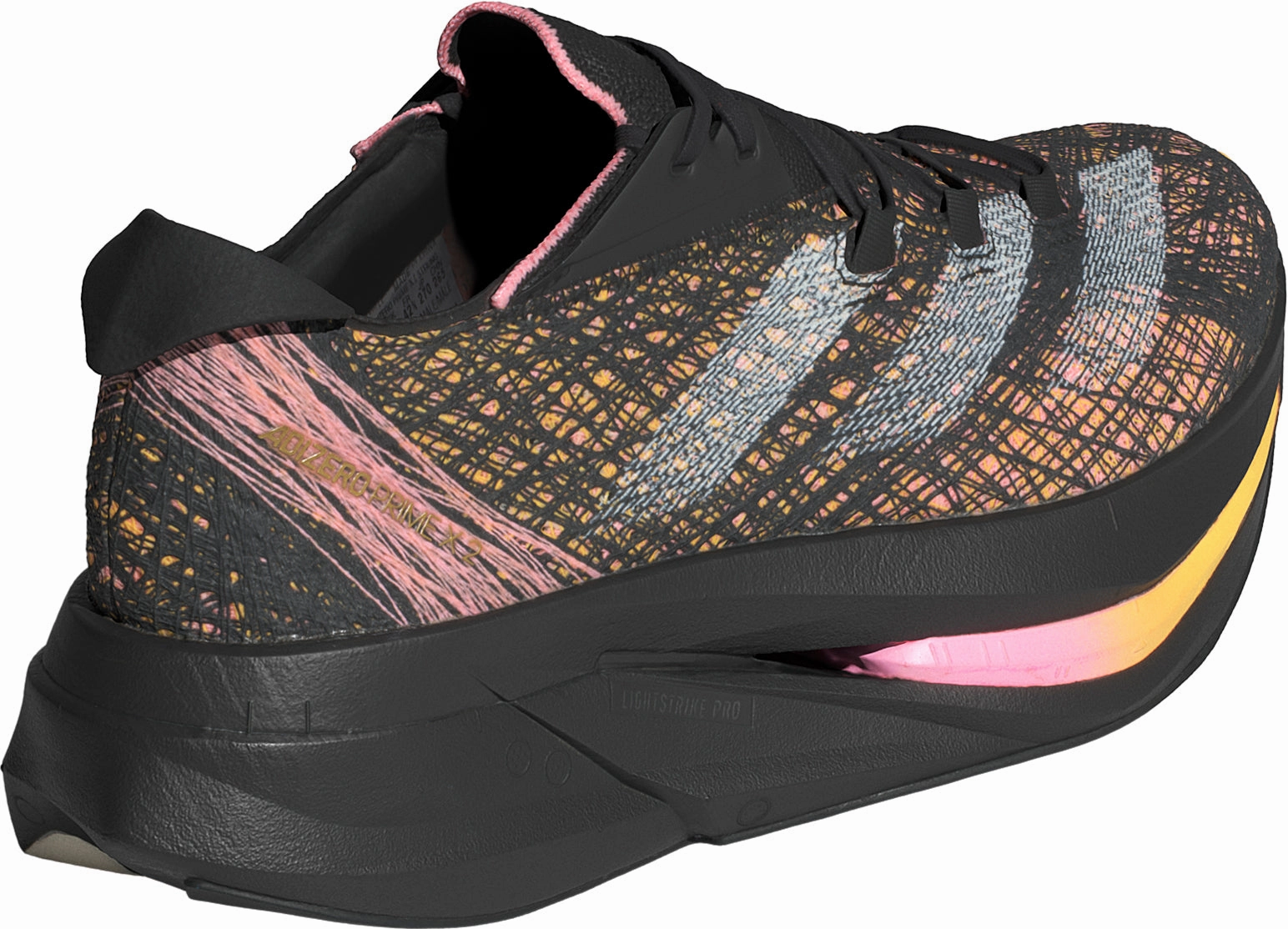 adidas Adizero Prime X 2.0 Strung Running Shoes - Black Blister Prevention Lining Exceptional durability