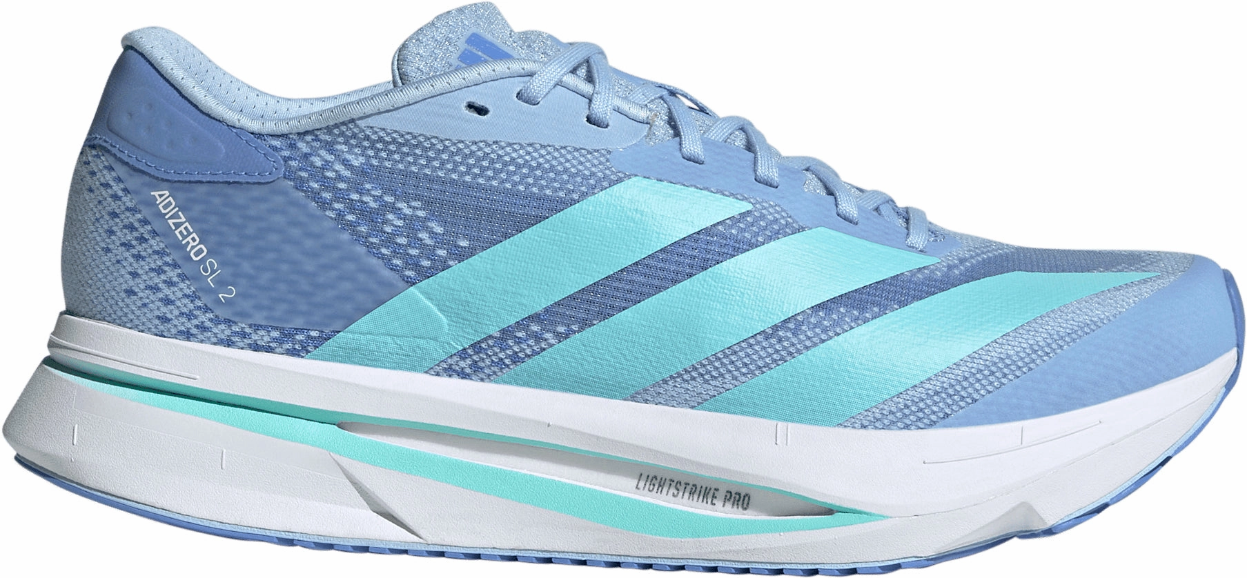 adidas Adizero SL 2 Womens Running Shoes - Blue Ultimate Comfort Non Compression Midsole