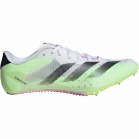 adidas Adizero Sprintstar Running Spikes - White Quick Motion
