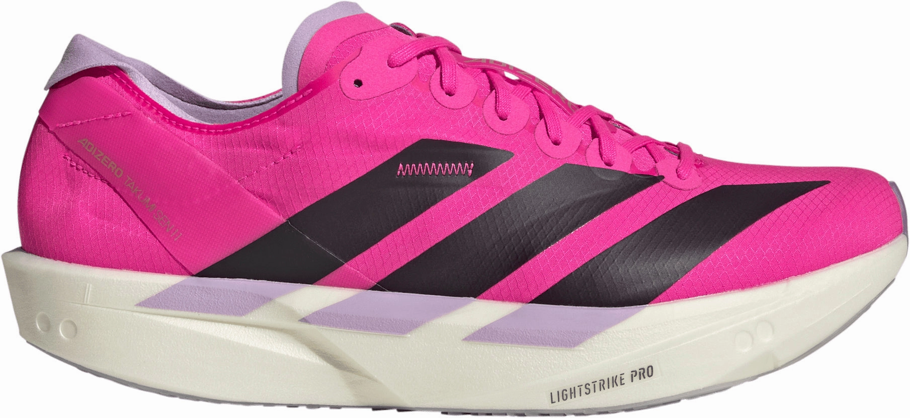 running in international tracks shoes Eva Midsole adidas Adizero Takumi Sen 11 Mens Running Shoes - Pink