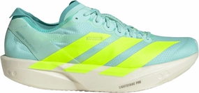 adidas Adizero Takumi Sen 11 Womens Running Shoes - Green open - toe shoes