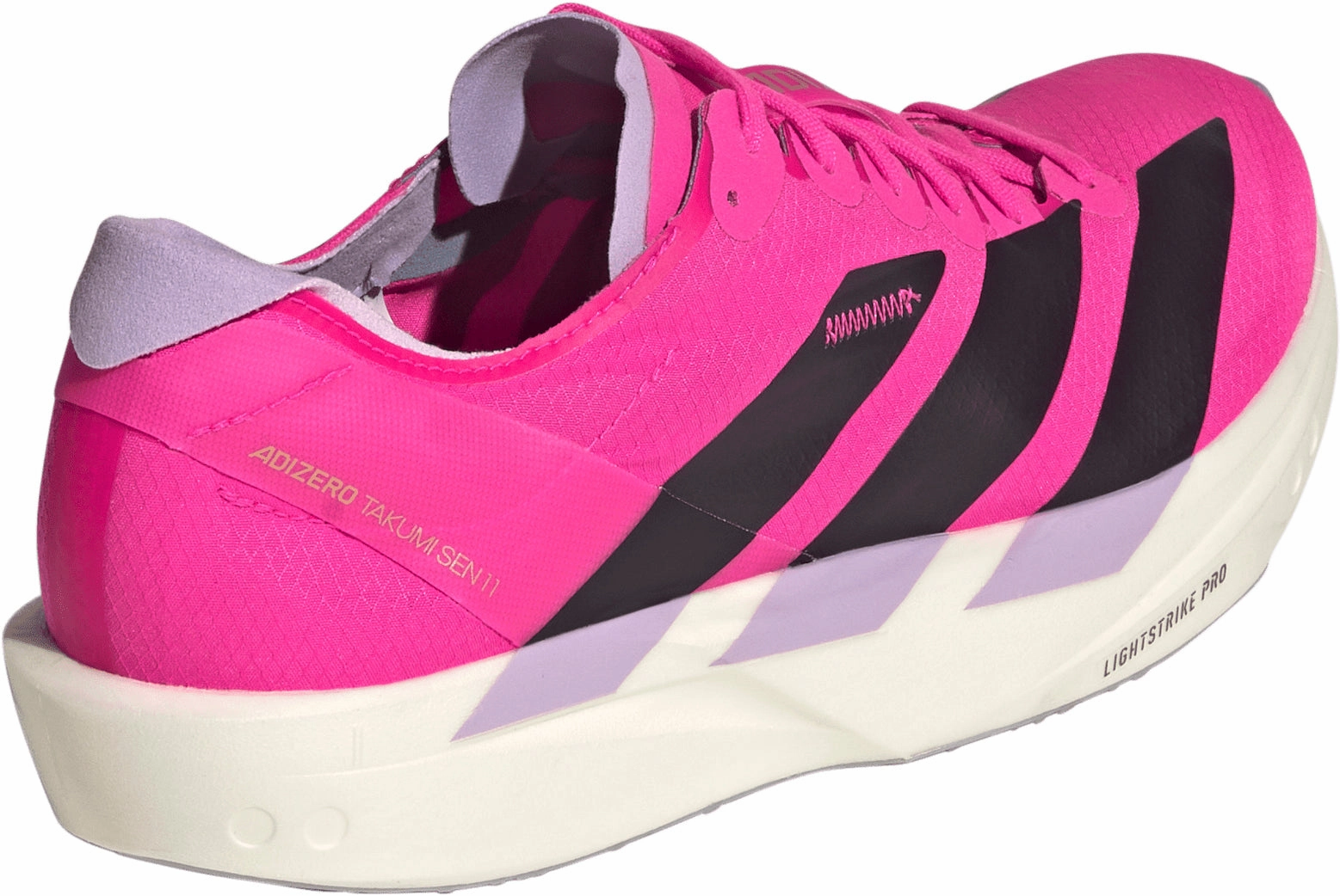 adidas Adizero Takumi Sen 11 Womens Running Shoes - Pink Moisture Wicking Sockliner