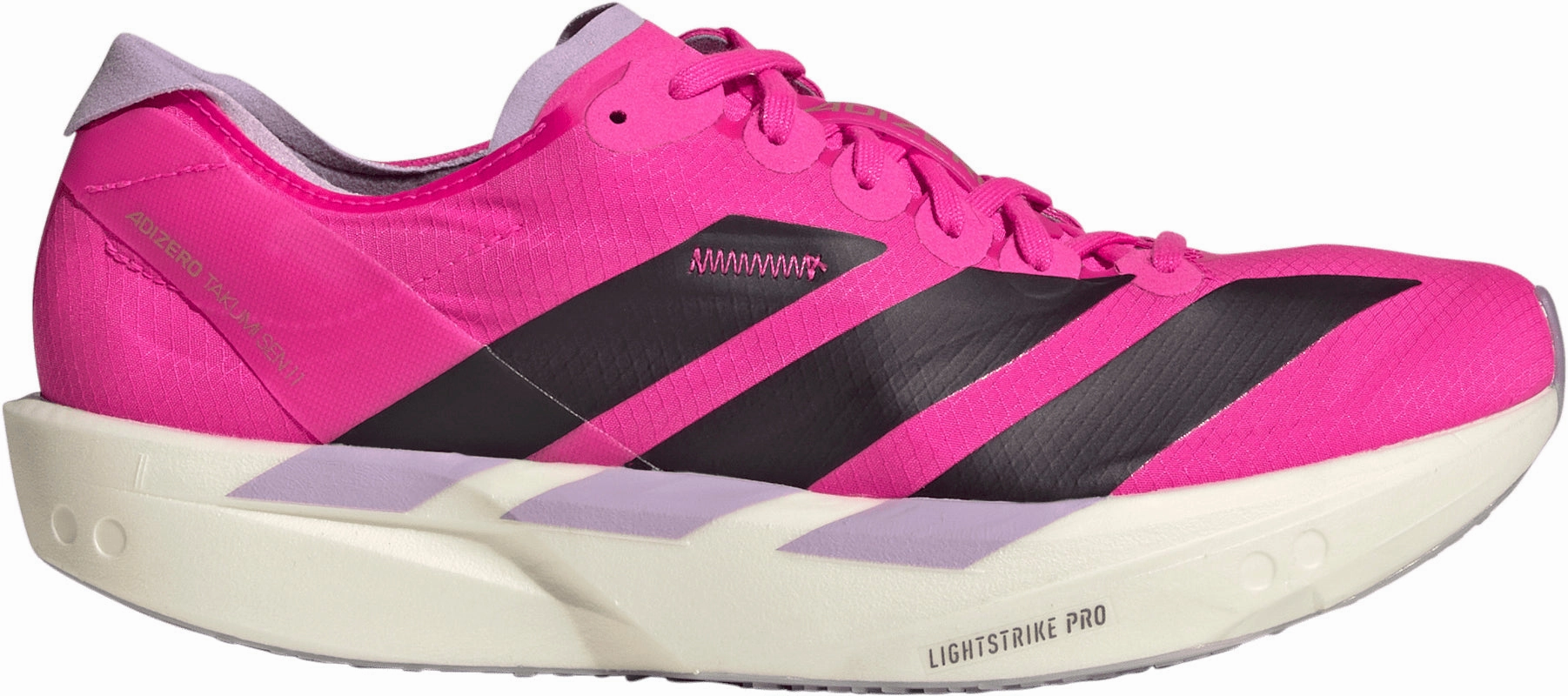 adidas Adizero Takumi Sen 11 Womens Running Shoes - Pink Energy Retention Core Canvas
