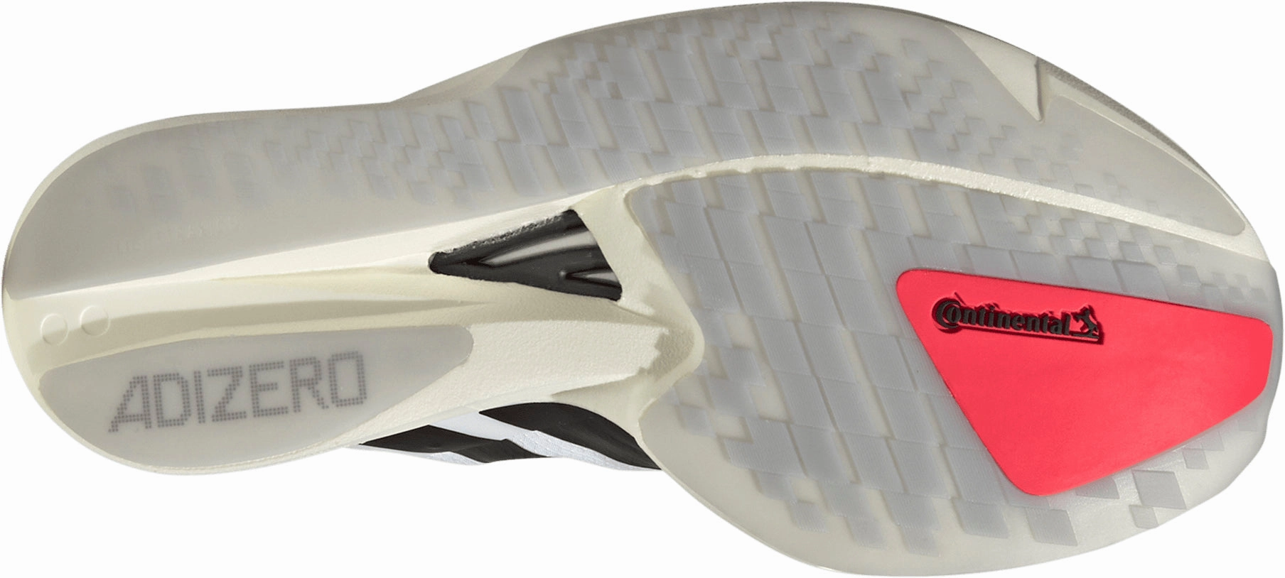 Heel - striker adidas Adizero Takumi Sen 11 Womens Running Shoes - White