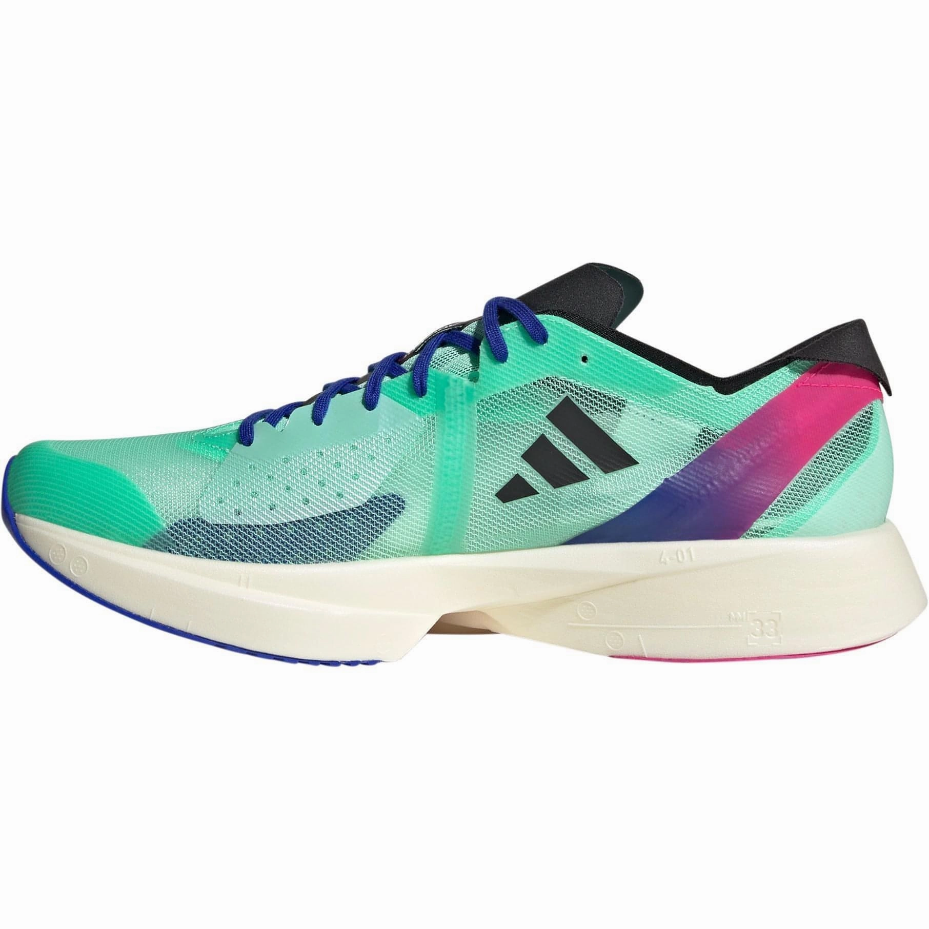 adidas Adizero Takumi Sen 9 Running Shoes - Green Moisture Wicking Sockliner