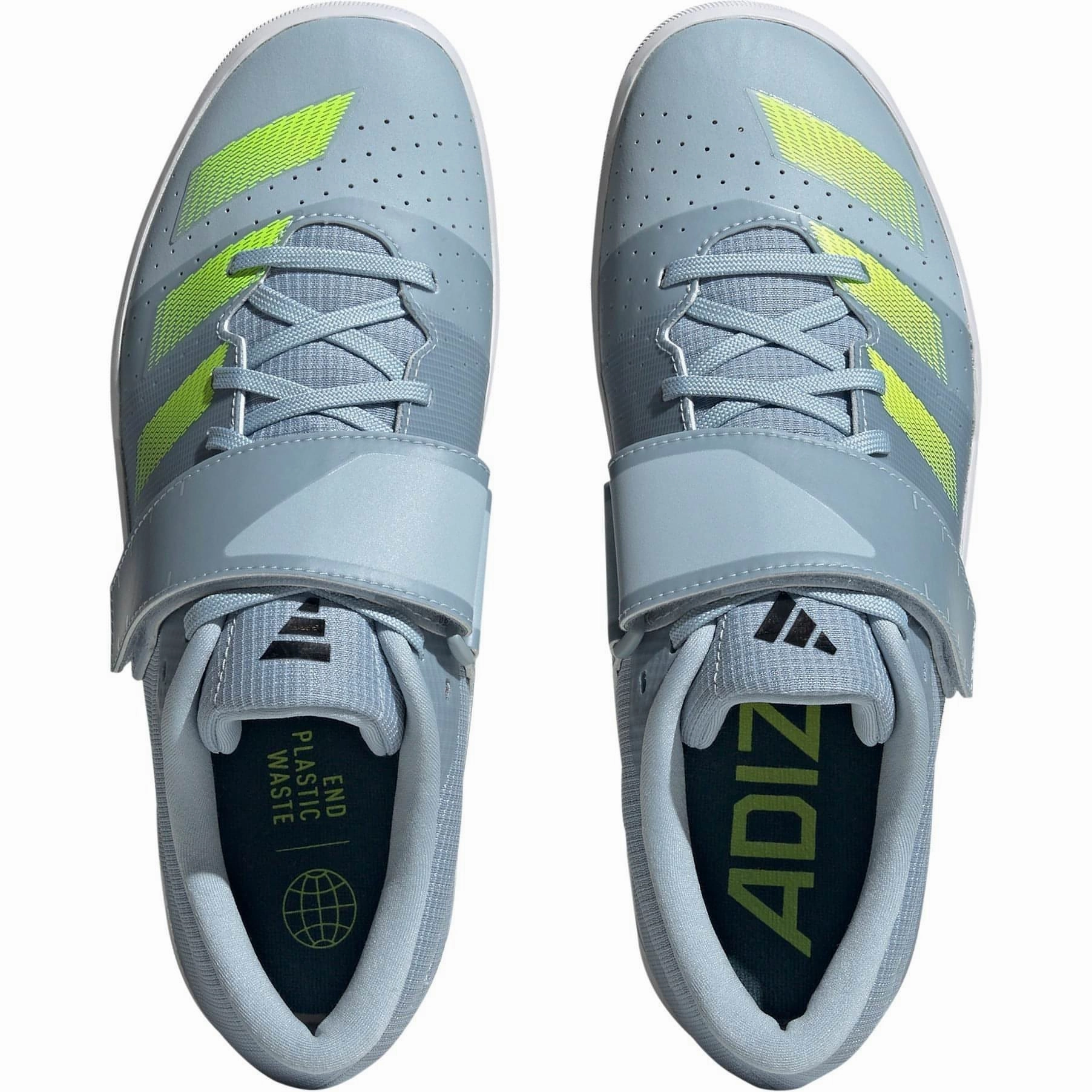 adidas Adizero Throws Field Event Spikes - Blue Active Support Quick Stop