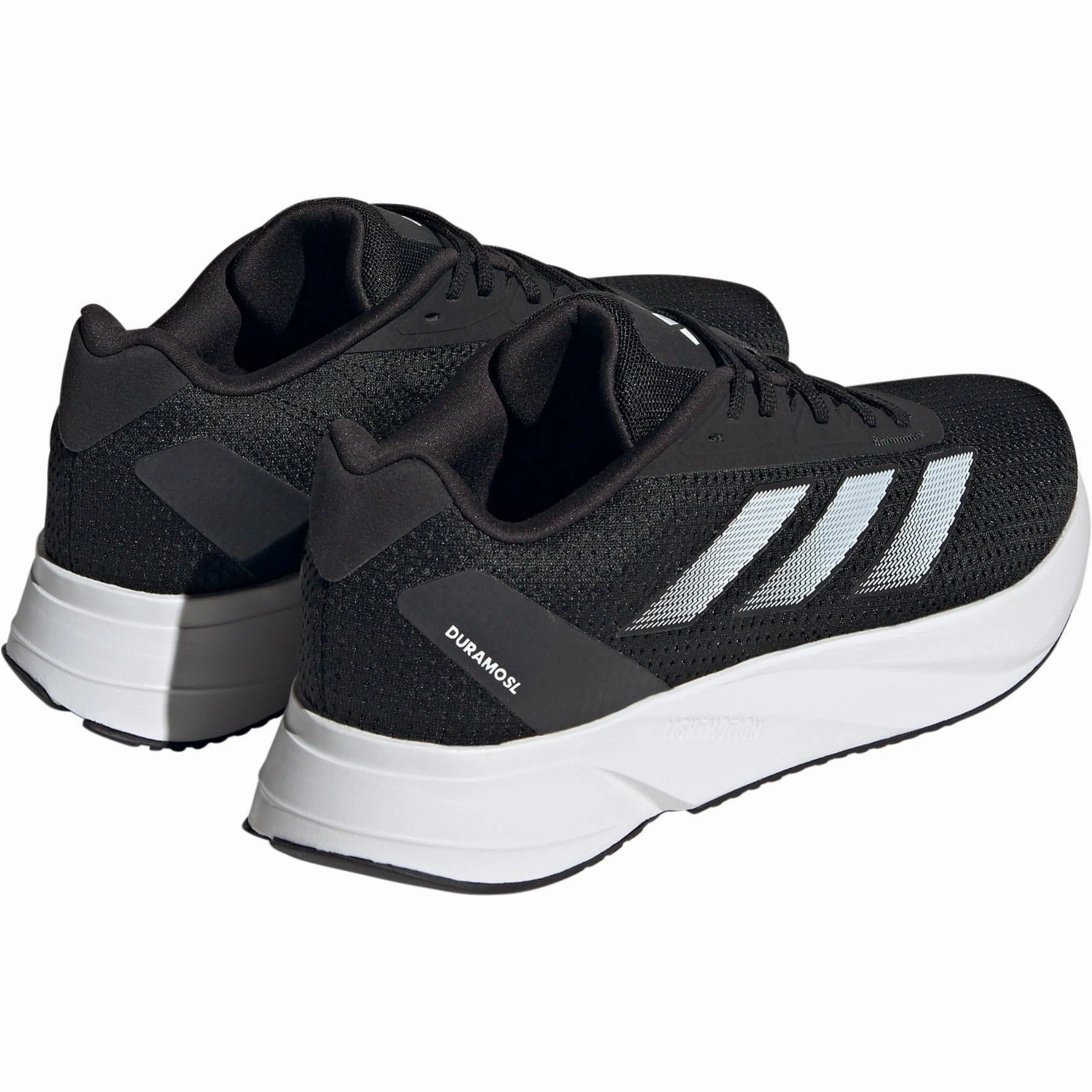 adidas Duramo SL Mens Running Shoes - Black running flexibility training Comfort Stitching