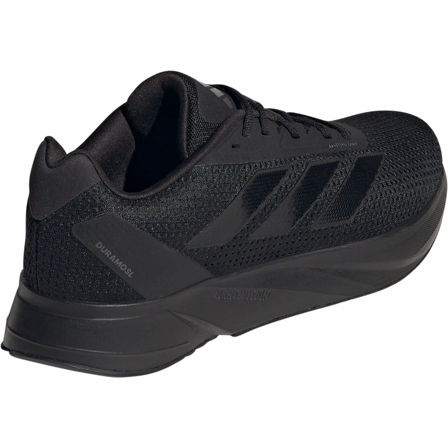 well - cushioned adidas Duramo SL Mens Running Shoes - Black