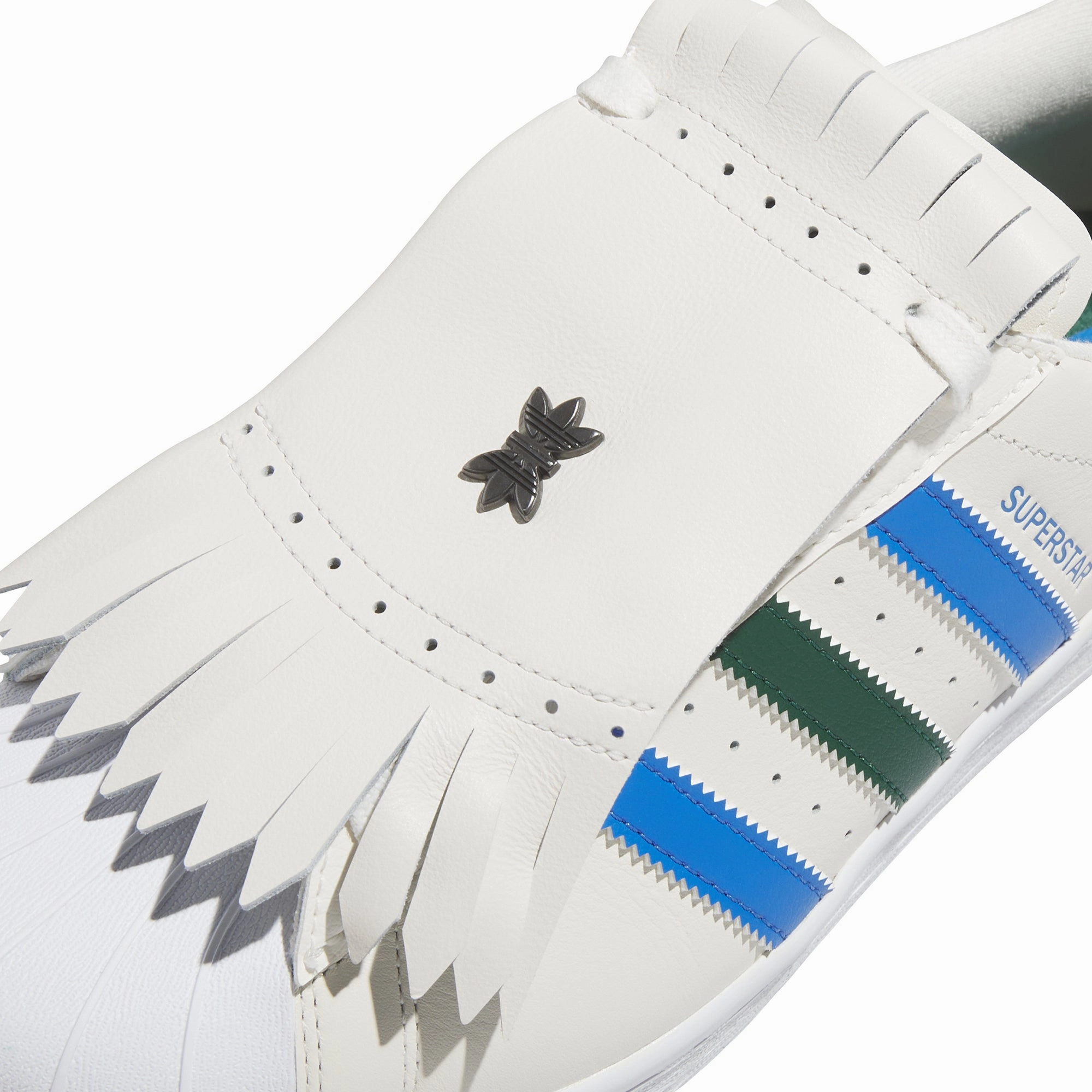 Adidas Golf Mens Rolling Links Superstar Spikeless Golf Shoes Midfoot Saddle environmentally - conscious