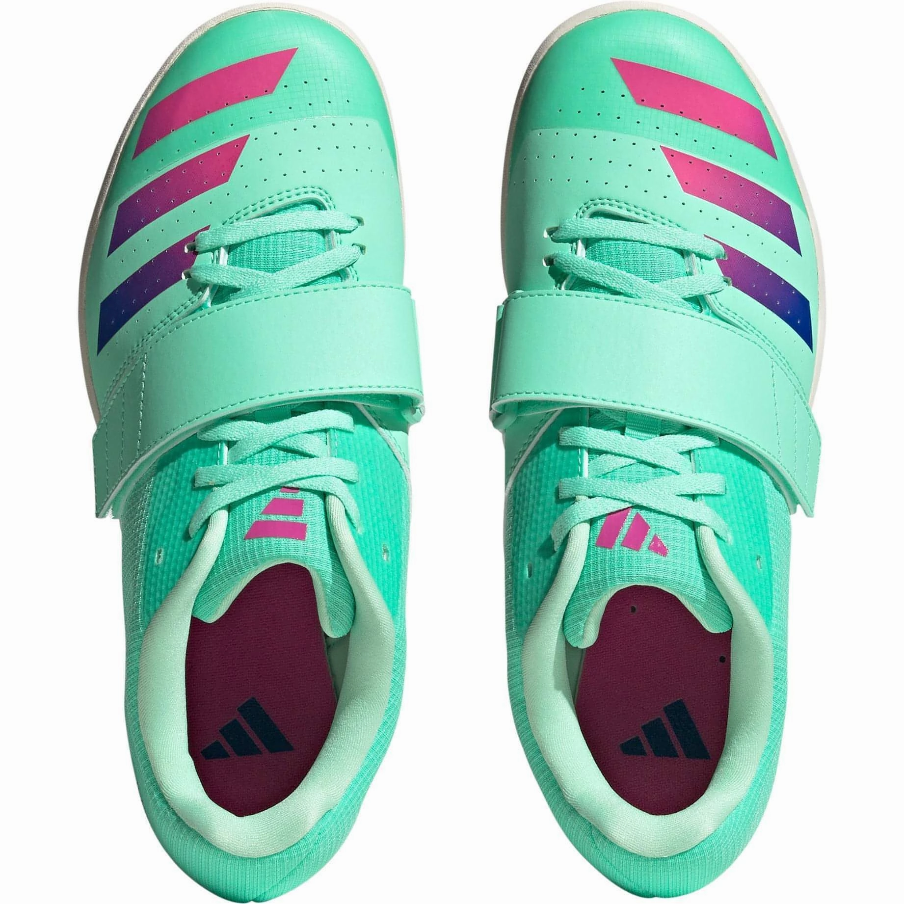 adidas Jumpstar Field Event Spikes - Green Adaptive Fit Game Traction