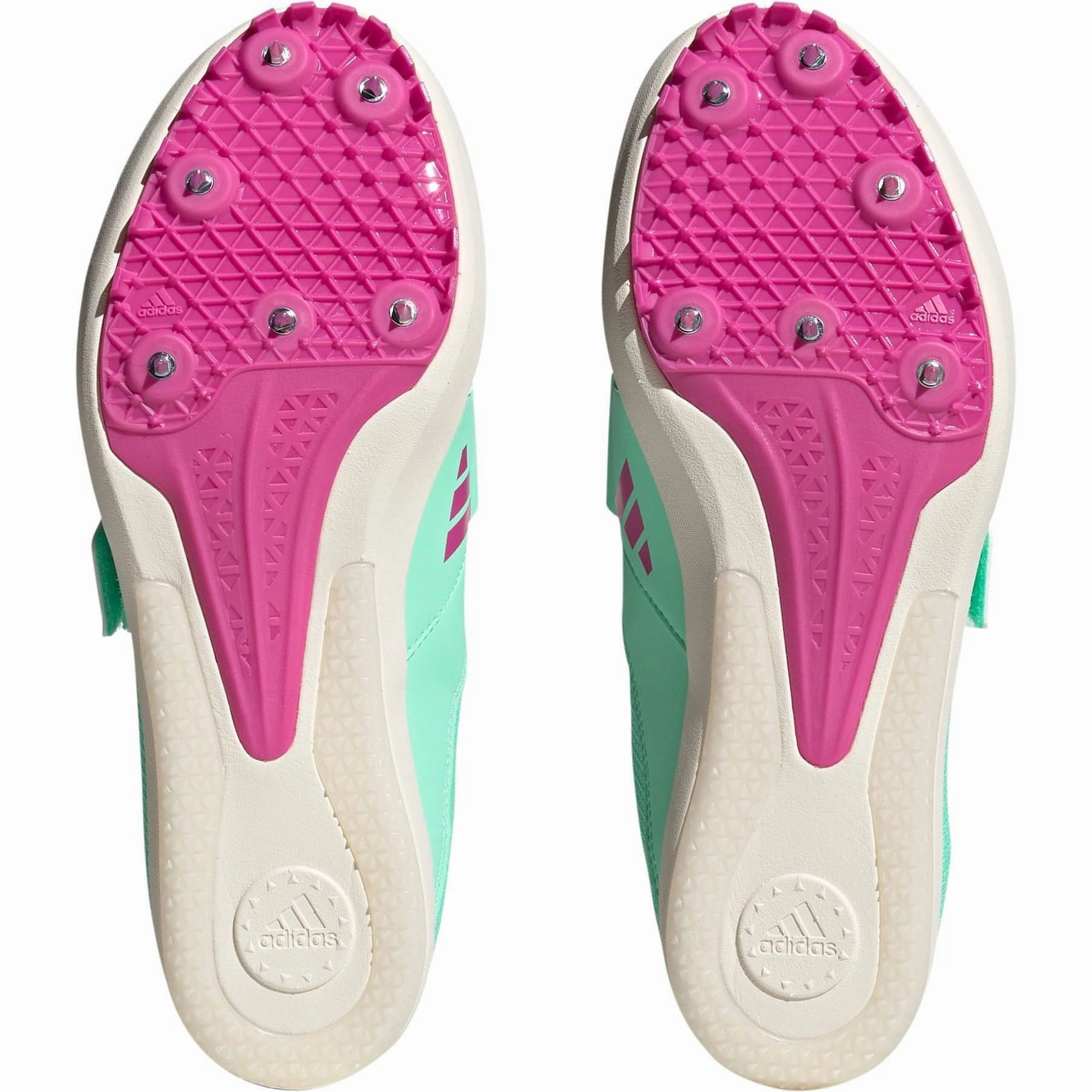 adidas Jumpstar Field Event Spikes - Green Power Push Agile Sprint