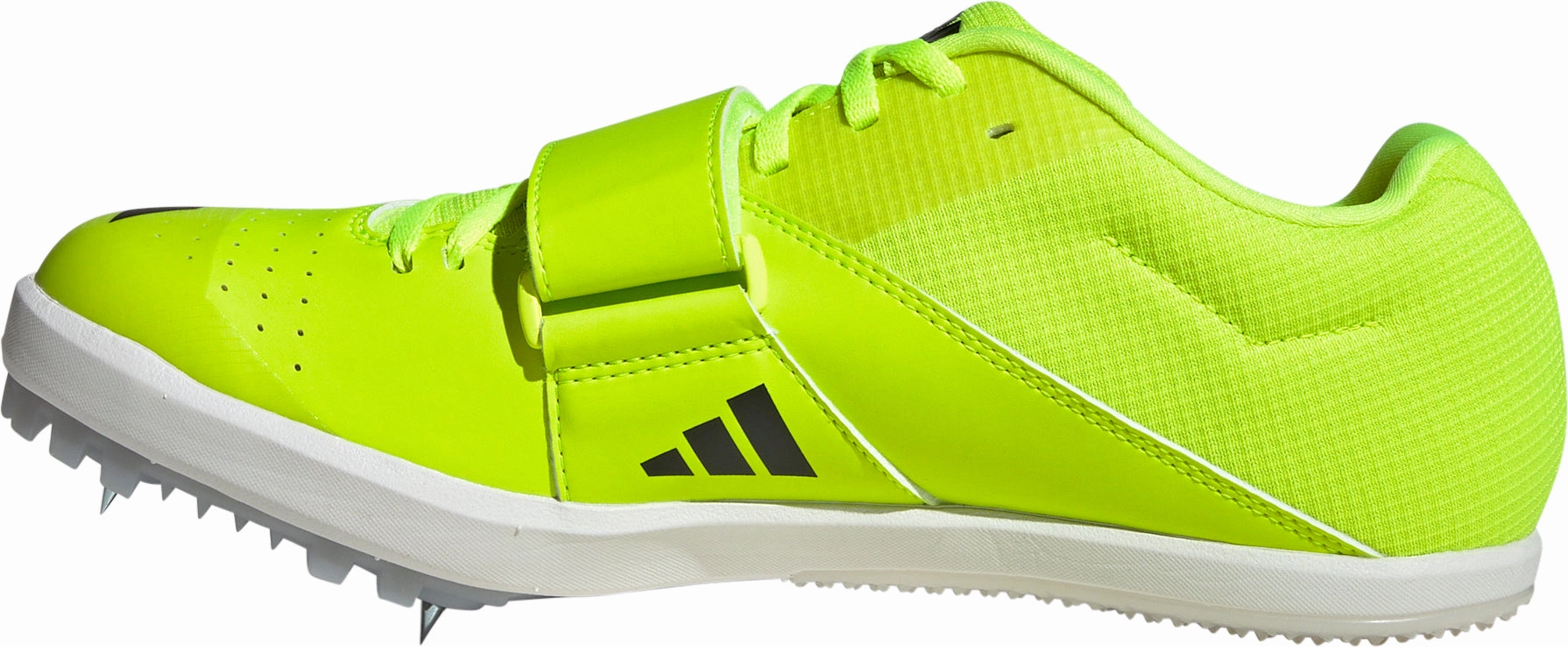 Step Forward Slip Control adidas Jumpstar Field Event Spikes - Yellow