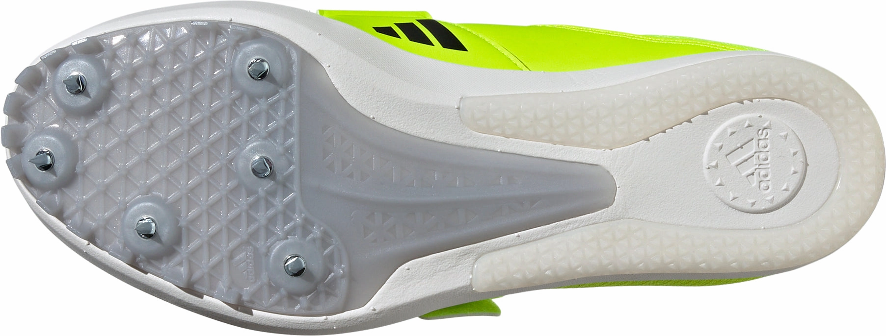 Defensive Grip adidas Jumpstar Field Event Spikes - Yellow