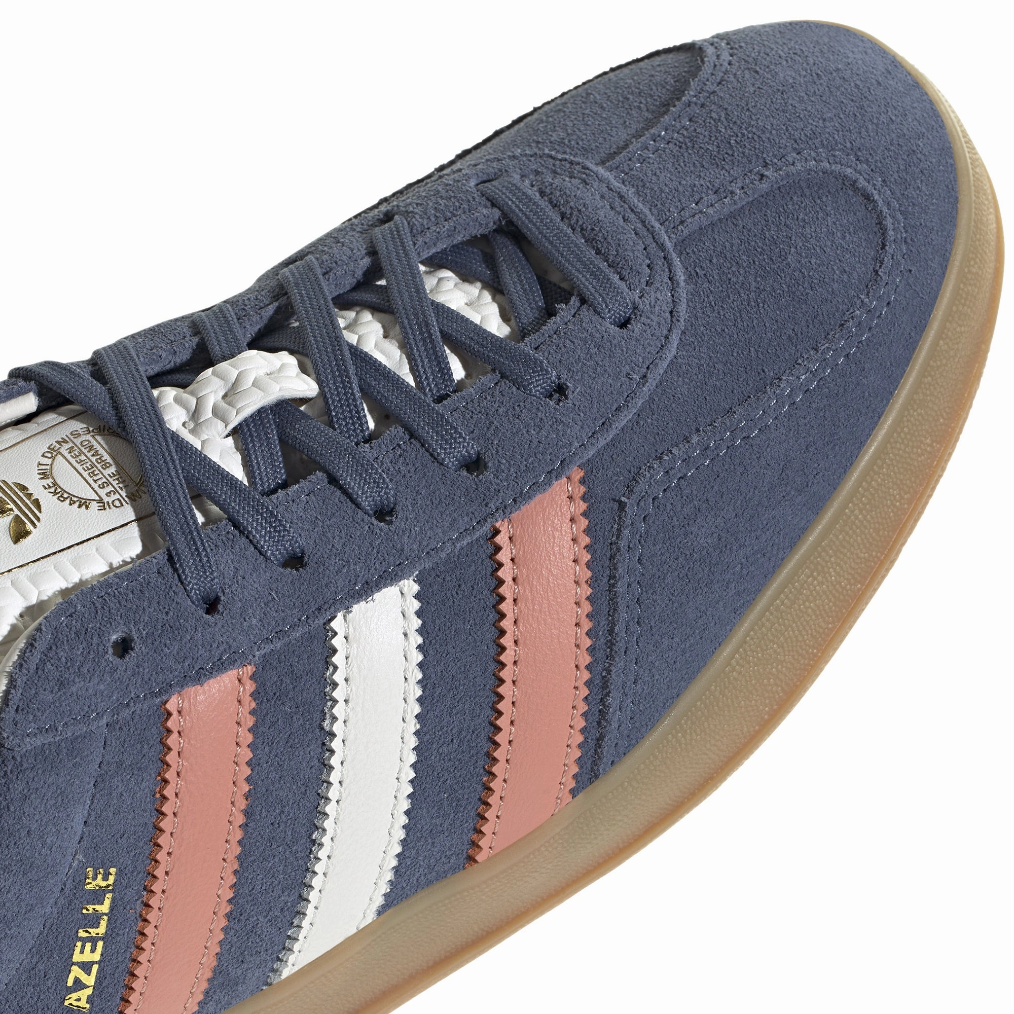 Adidas Mens Gazelle Indoor Shoes Strap closure running shoes with memory foam