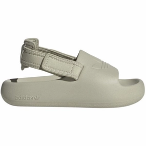 adidas Originals ADIFOM ADILETTE J Slides Putty Grey insulated