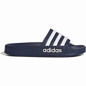 Orange Fun adidas Originals Dark Blue/Ftwr White/Dark Blue Adilette Shower K Slides