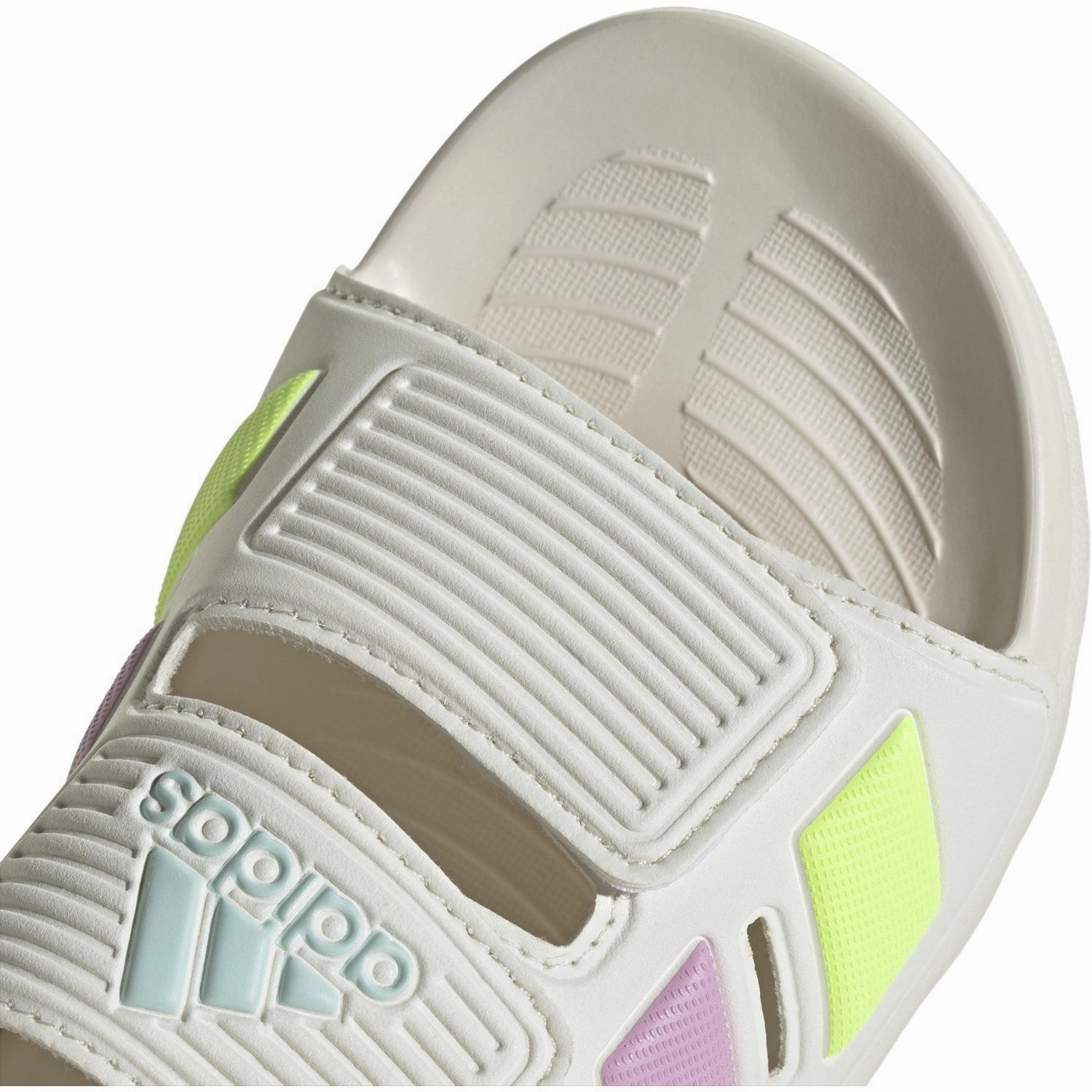 Well crafted adidas Originals Off White/Bliss Lilac/Halo Mint Altaswim 2.0 C Sandal