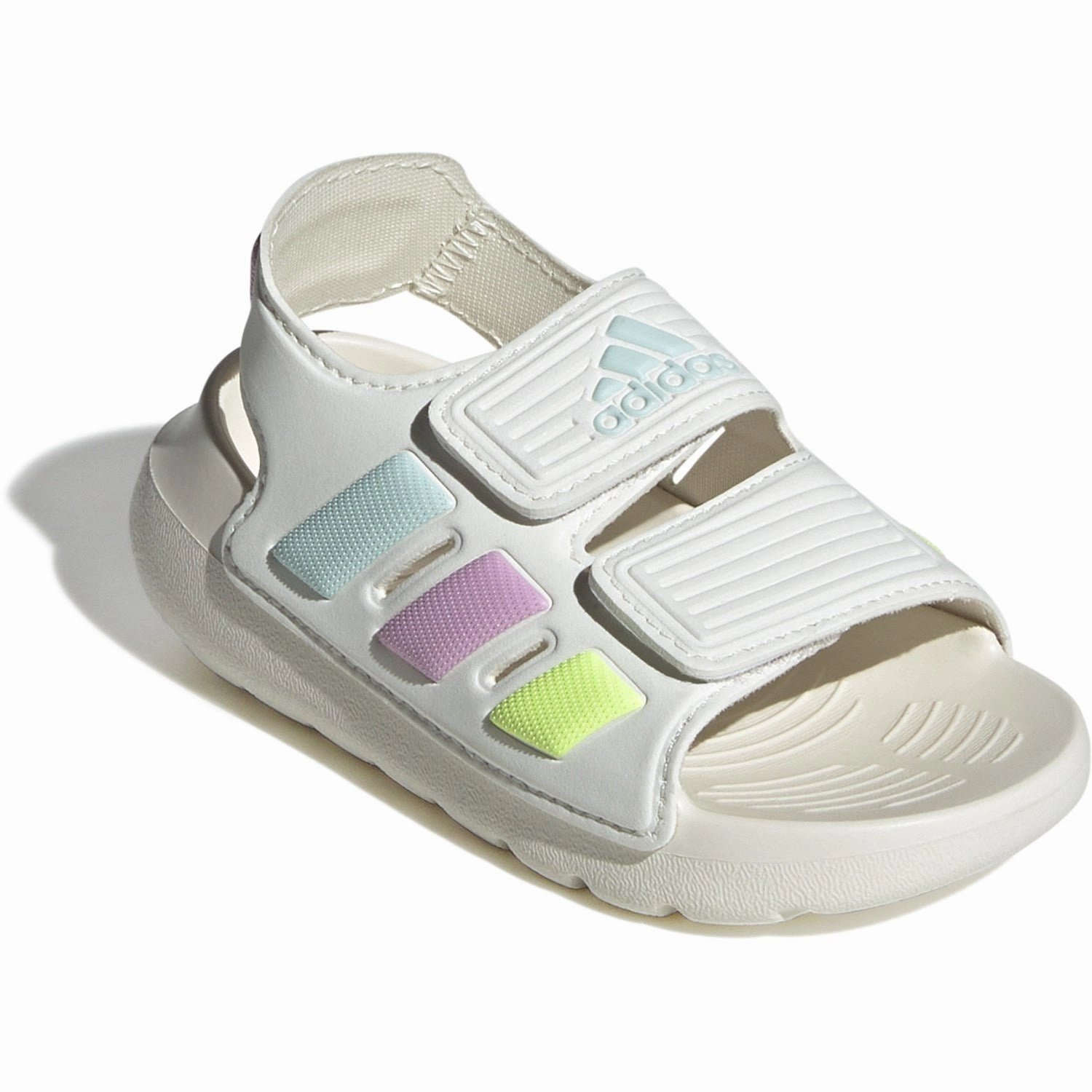 adidas Originals Off White/Bliss Lilac/Halo Mint Altaswim 2.0 I Sandal Sand Step Minimal Core