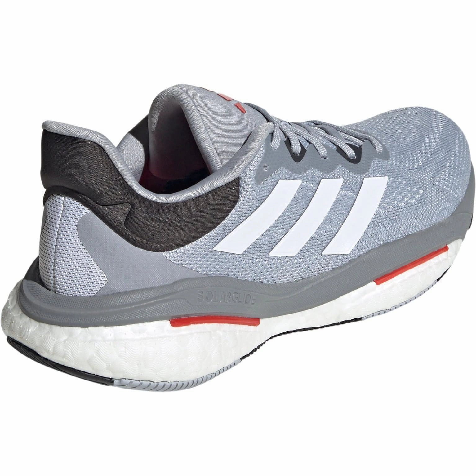 adidas SolarGlide 6 Mens Running Shoes - Grey Cushioned Step