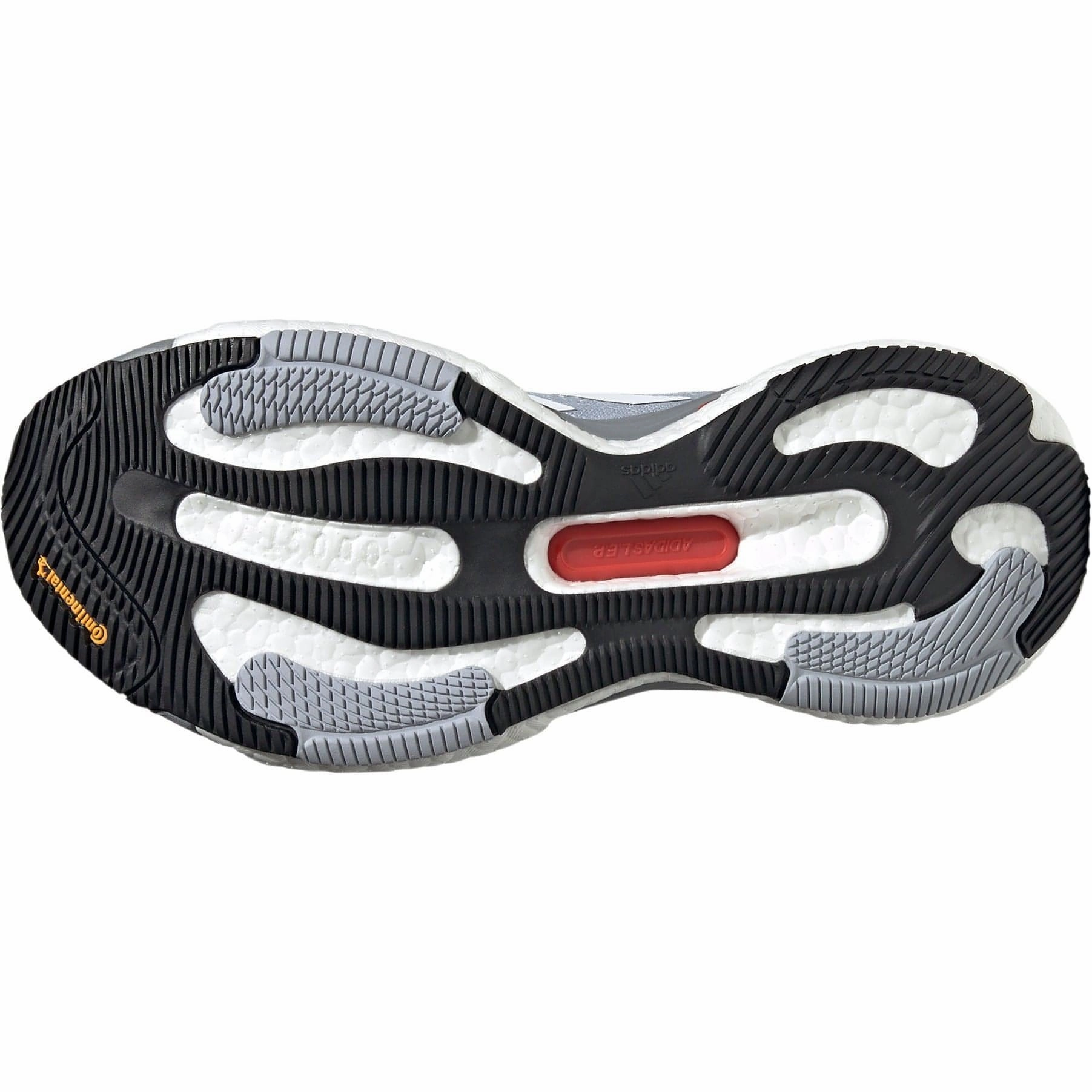 adidas SolarGlide 6 Mens Running Shoes - Grey Dynamic Foot Lockdown for running